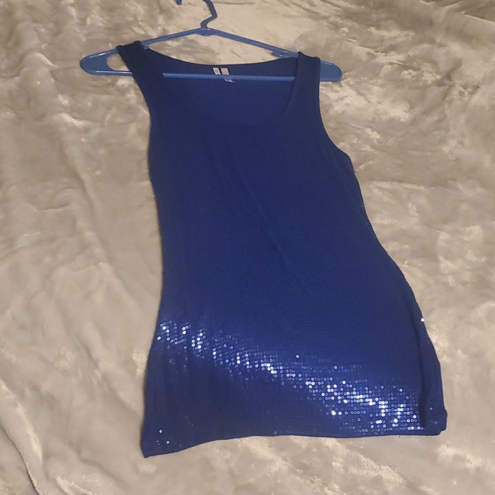 Maurices sequin tank size small